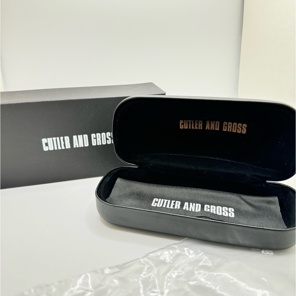 Cutler and Gross - sunglasses 60-17-140, gold / blue frames gradient blue lens - Picture 13 of 13